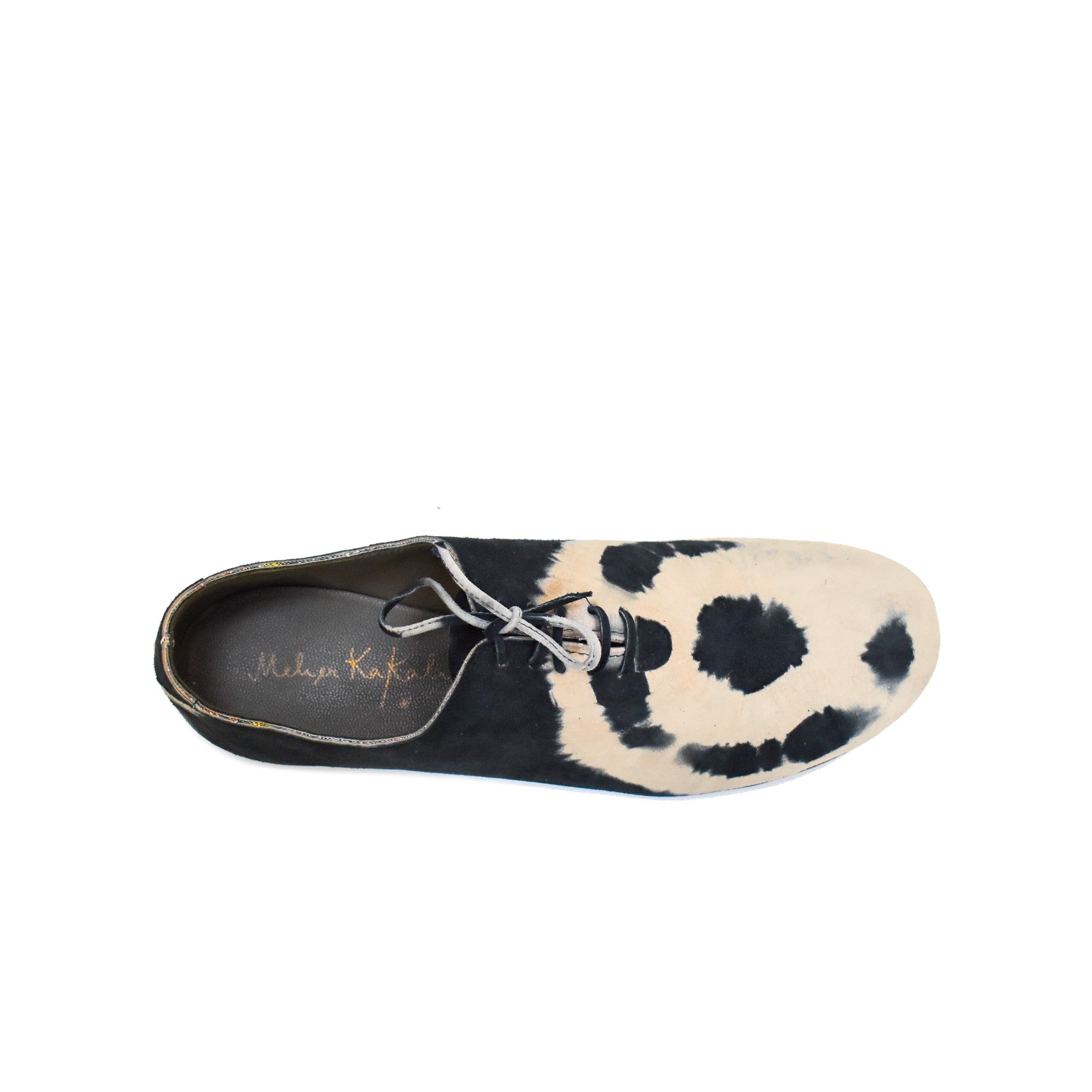 Meher Kakalia Flaubert shoes in soft tie-dye leather