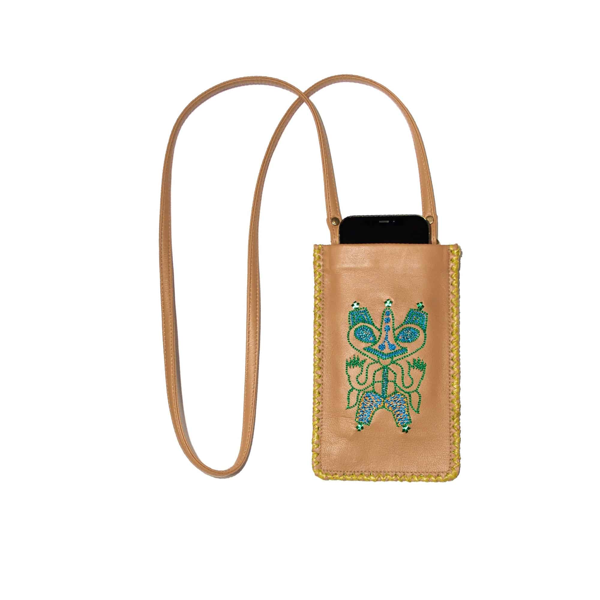 Leather phone case Meher Kakalia