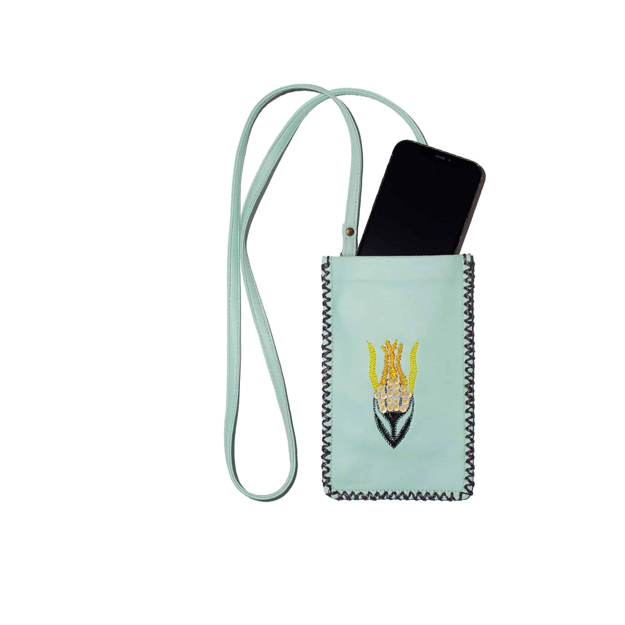 Leather phone case / Meher Kakalia